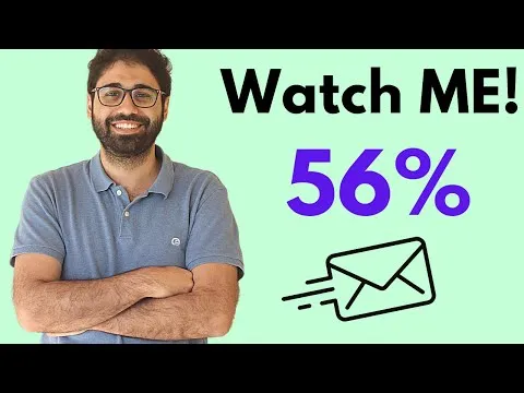 Email Marketing For Beginners: Watch me sending a campaign with 56% Open Rate!
