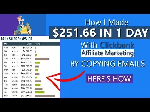Email Marketing Hack: Secret Tips to Earn $250 With Clickbank Products