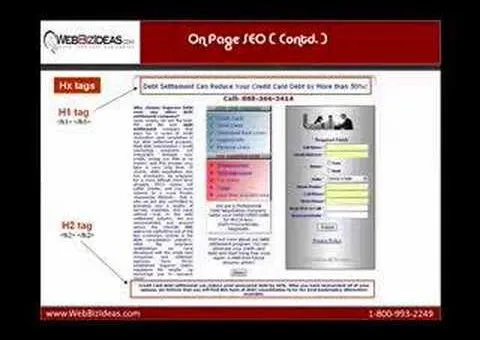 Search Engine Optimization SEO Tutorial — WebBizIdeas