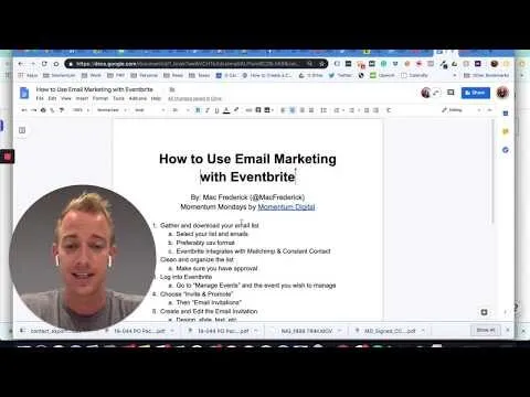 How to Use Email Marketing with Eventbrite