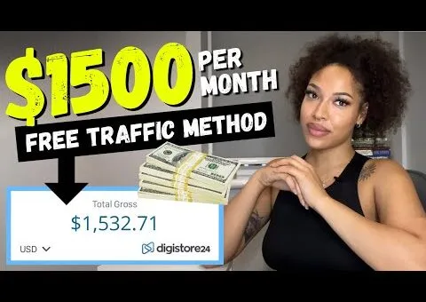 DIGISTORE24 Affiliate Marketing For Beginners (FREE TRAFFIC METHOD)