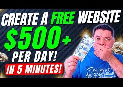 Create A Free Affiliate Marketing Website in 5 Minutes & Make $500 Daily With FREE Traffic