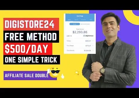 Digistore24 Affiliate Marketing Free Traffic Source | High Sale ( $500/Day Strategy) | Hindi