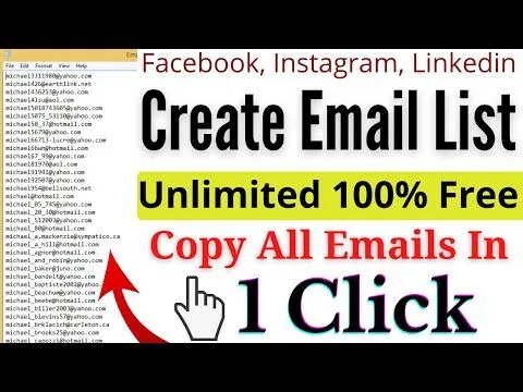 How To Collect Targeted Emails For Email Marketing For FREE #emailmarketing