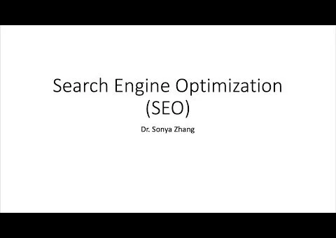 Search Engine Optimization (SEO)