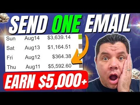 How To Make Money With Email Marketing Send ONE EMAIL To Make $5,000+ (Full Tutorial) With PROOF!
