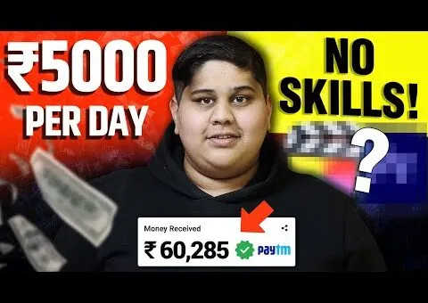 🤯 EARN ₹5,000/Day Online With NO SKILLS Required? Easiest Way to Make Money Online From Freelancing!