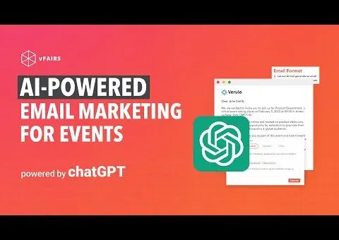 ChatGPT x vFairs | Introducing AI-Powered Email Marketing Tools For Your Next Events