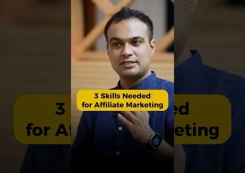 3 Important Skills to do Affiliate Marketing 🔥 #affiliatemarkating #earnmoneyonline #satishkvideos
