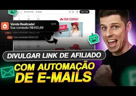 R$ 1.500/MÊS? Ferramenta de Automação de EMAIL Marketing GRÁTIS para Divulgar Link de Afiliado!