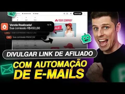 R$ 1.500/MÊS? Ferramenta de Automação de EMAIL Marketing GRÁTIS para Divulgar Link de Afiliado!