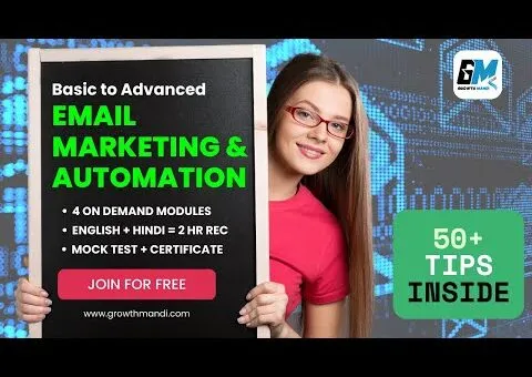 [English – Module 2] 📘 Email Marketing & Automation Full Course with Certificate | Free Course