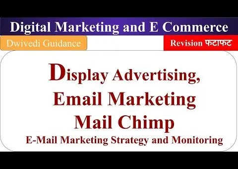 Digital Marketing and E Commerce unit 2, Digital Marketing and E Commerce aktu, Display, email