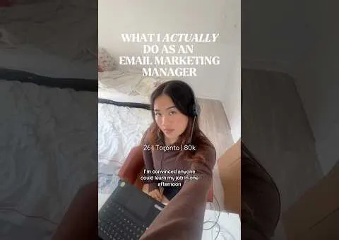 what my day looks like as an Email Marketing Manager working from home making $80k/yr or like $40/hr