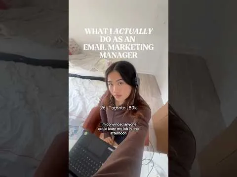 what my day looks like as an Email Marketing Manager working from home making $80k/yr or like $40/hr